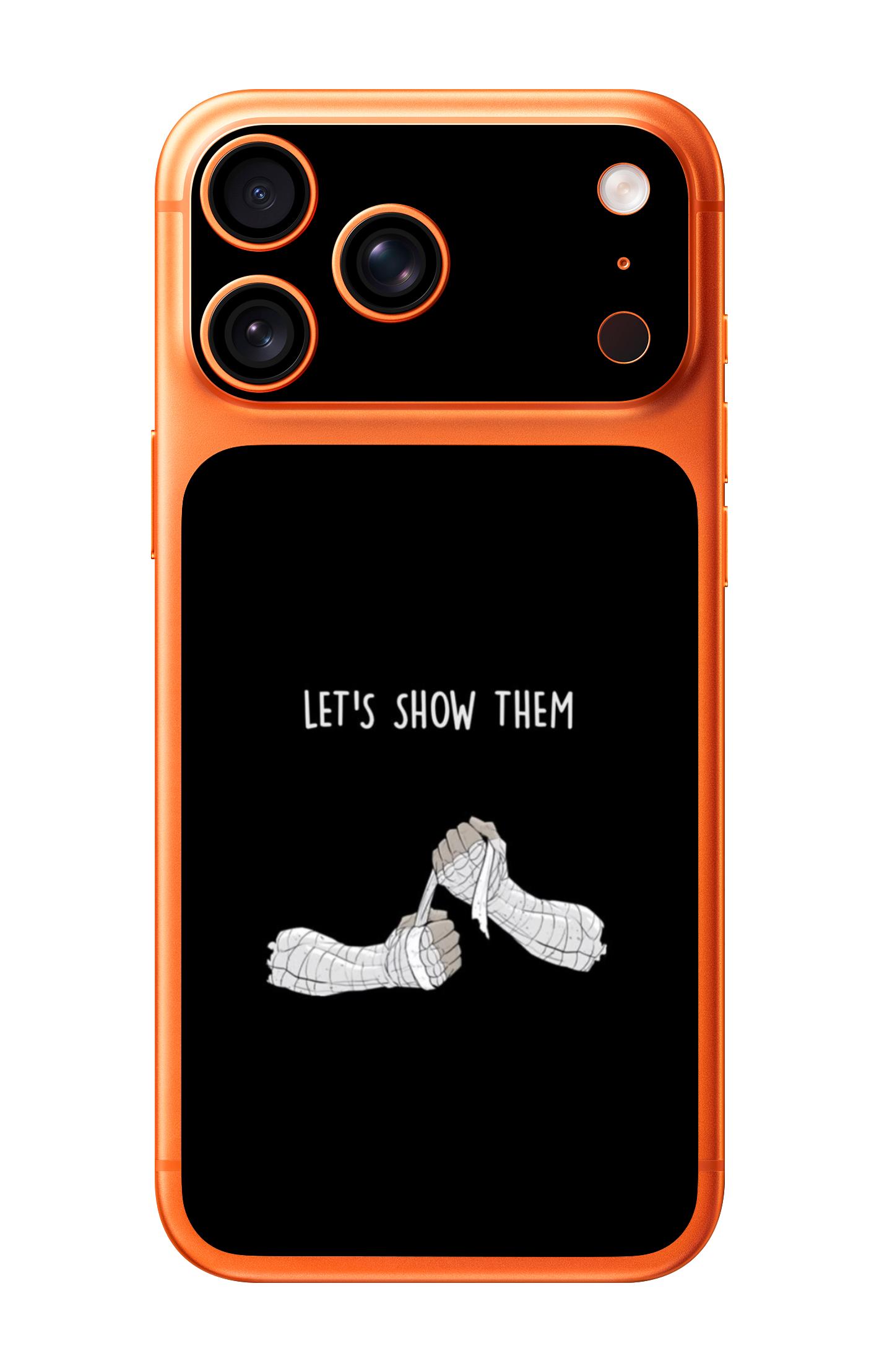 Let's Show Them Motivational Camera & Pocket Edition Mobile Skin for iPhone 17 Pro & 17 Pro Max