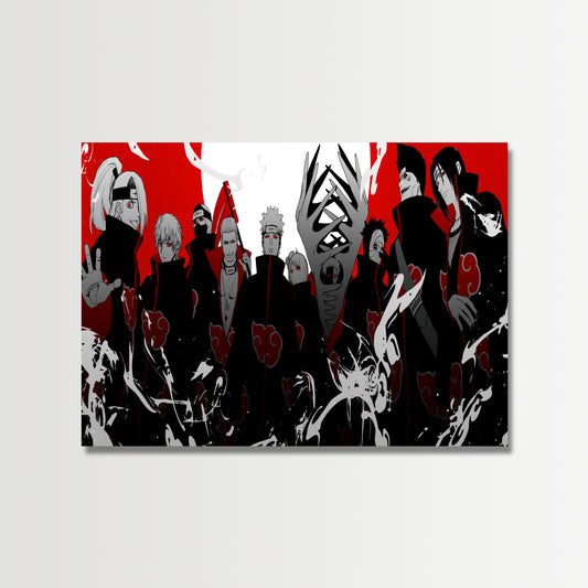 Naruto : Akatsuki Metal Poster