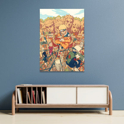 Naruto Metal Poster