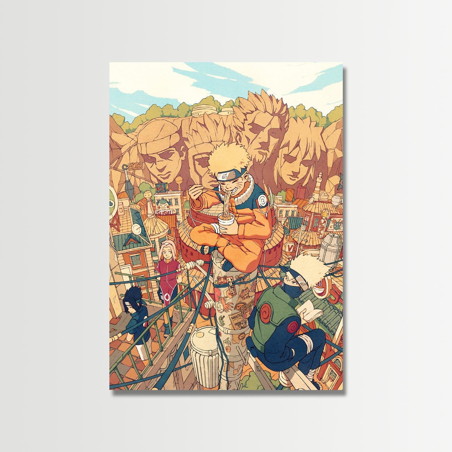 Naruto Metal Poster