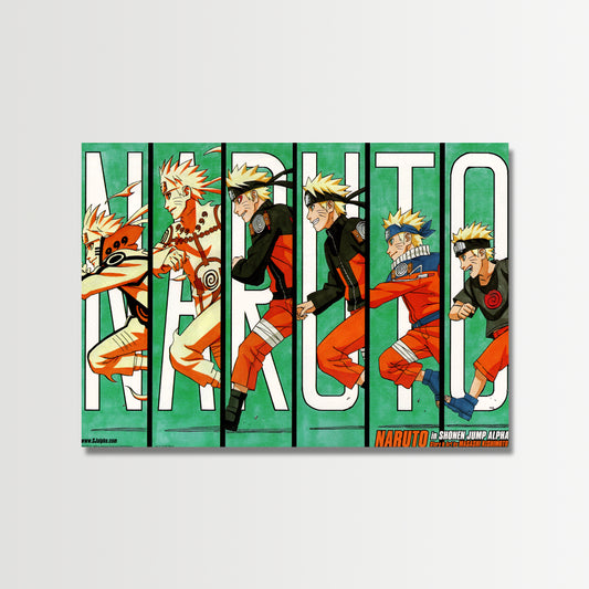Naruto Metal Poster