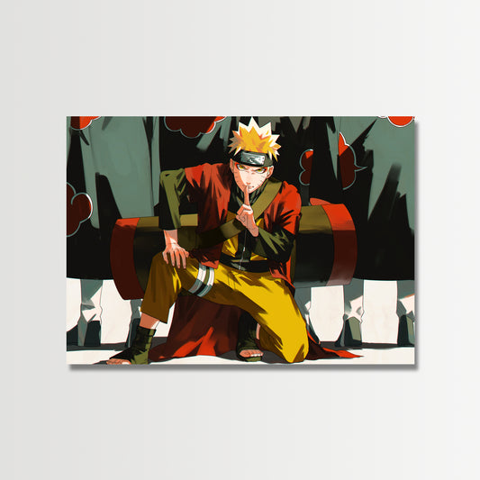 Naruto Metal Poster