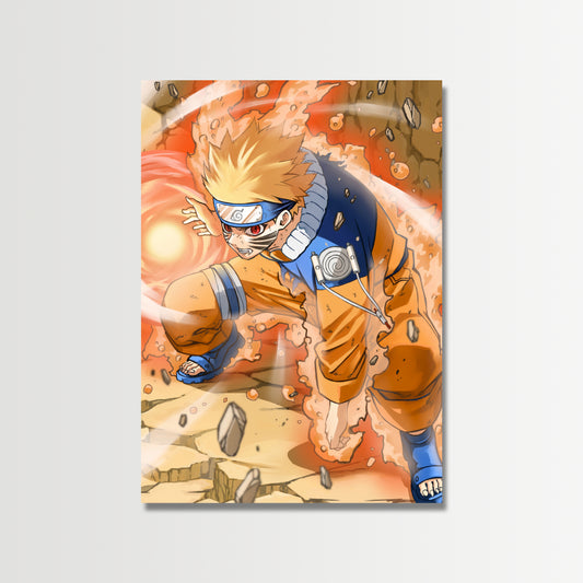 Naruto Metal Poster