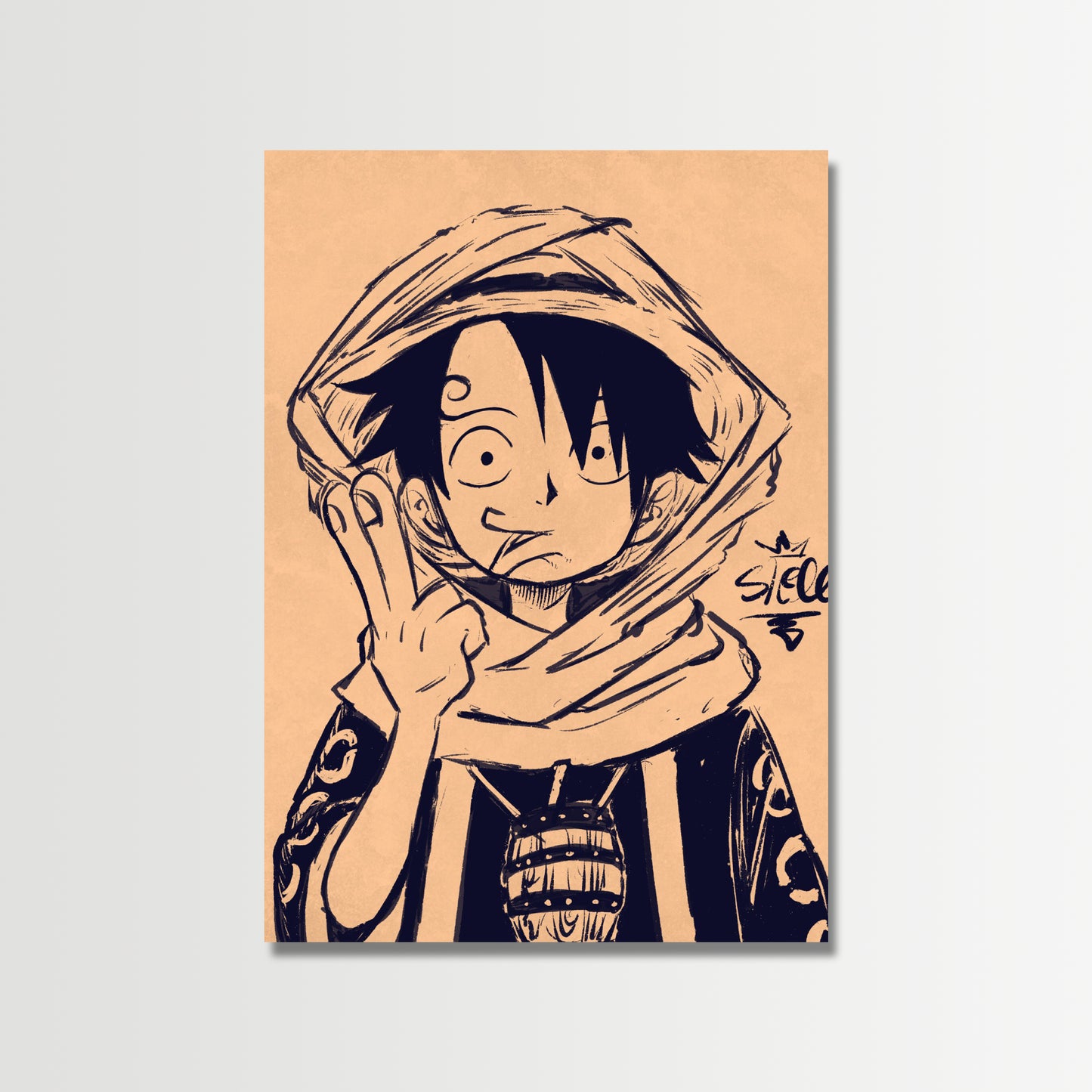 One Piece Metal Poster