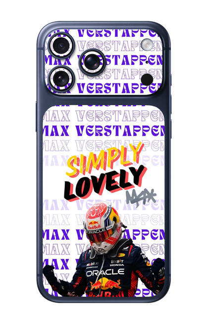 Max Verstappen Simply Lovely F1 Camera & Pocket Edition Mobile Skin for iPhone 17 Pro & 17 Pro Max