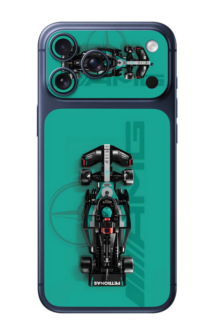 Mercedes AMG Petronas F1 Camera & Pocket Edition Mobile Skin for iPhone 17 Pro & 17 Pro Max