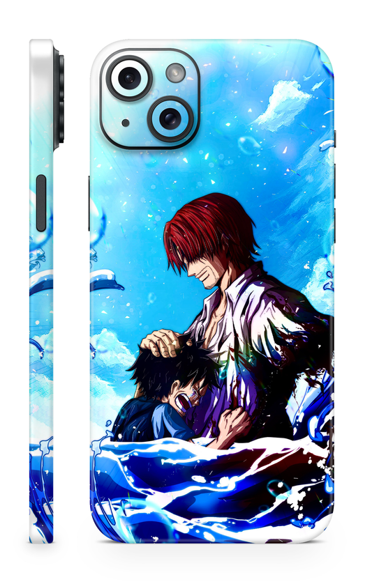 Shanks and Luffy Mobile Skin