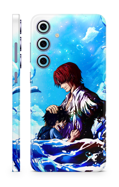 Shanks and Luffy Mobile Skin