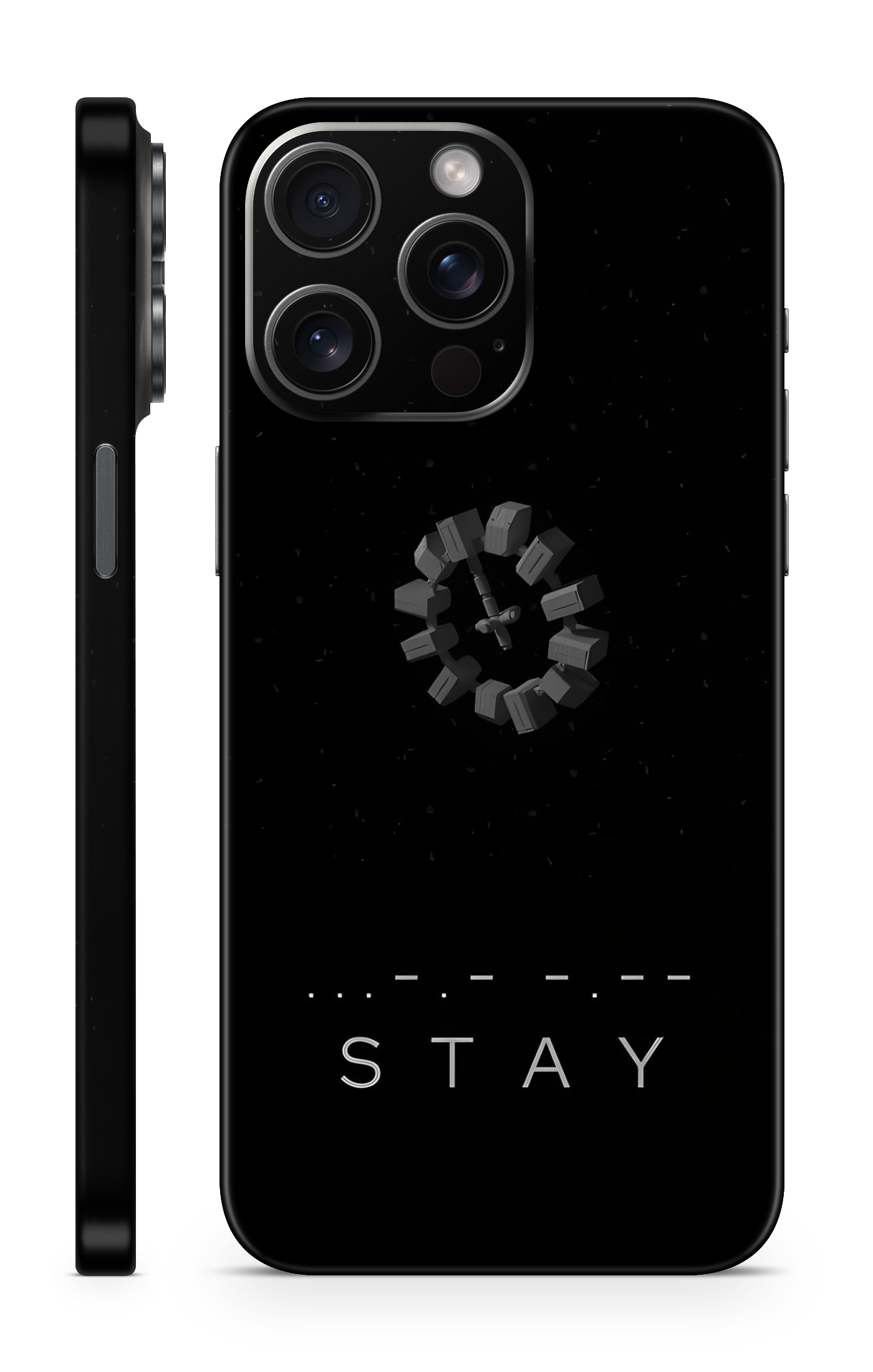 Interstellar ‘STAY’ Mobile Skin | Iconic Sci-Fi Design - Worthwrap ...