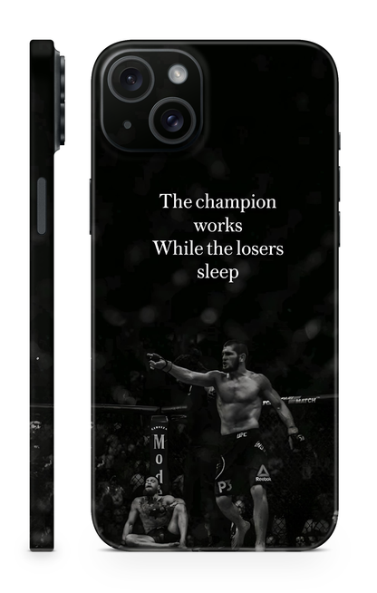 The Champion Works While the Losers Sleep Mobile Skin