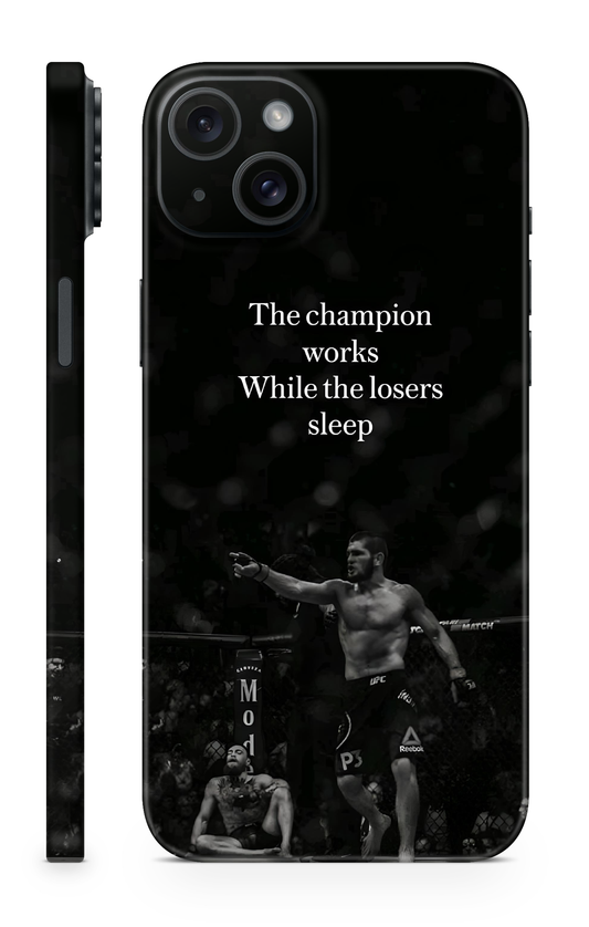 The Champion Works While the Losers Sleep Mobile Skin