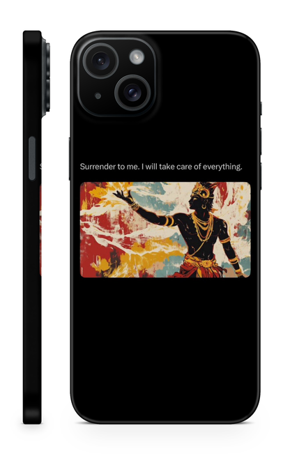 Shree Krishna – I Will Take Care of Everything Mobile Skin