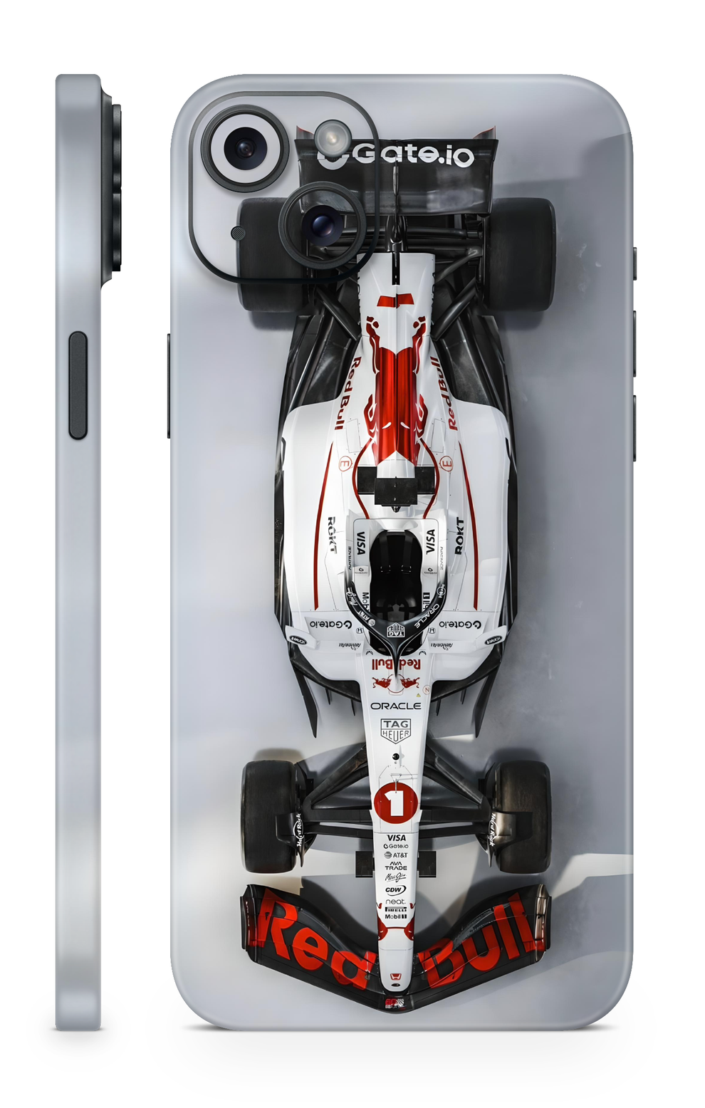 Red Bull Racing White & Red Special Edition Mobile Skin - Worthwrap ...