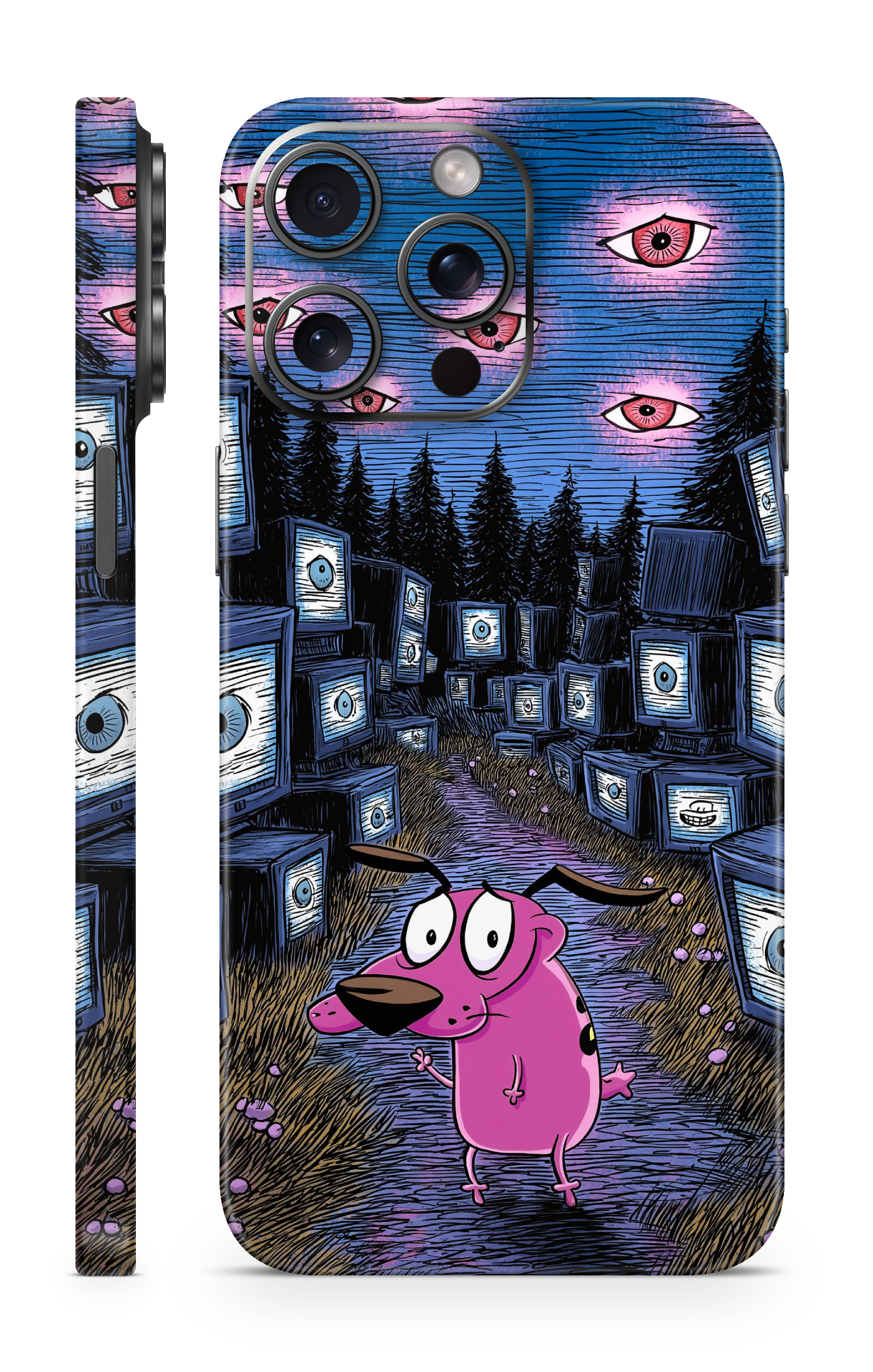 Courage The Cowardly Dog Mobile Skin