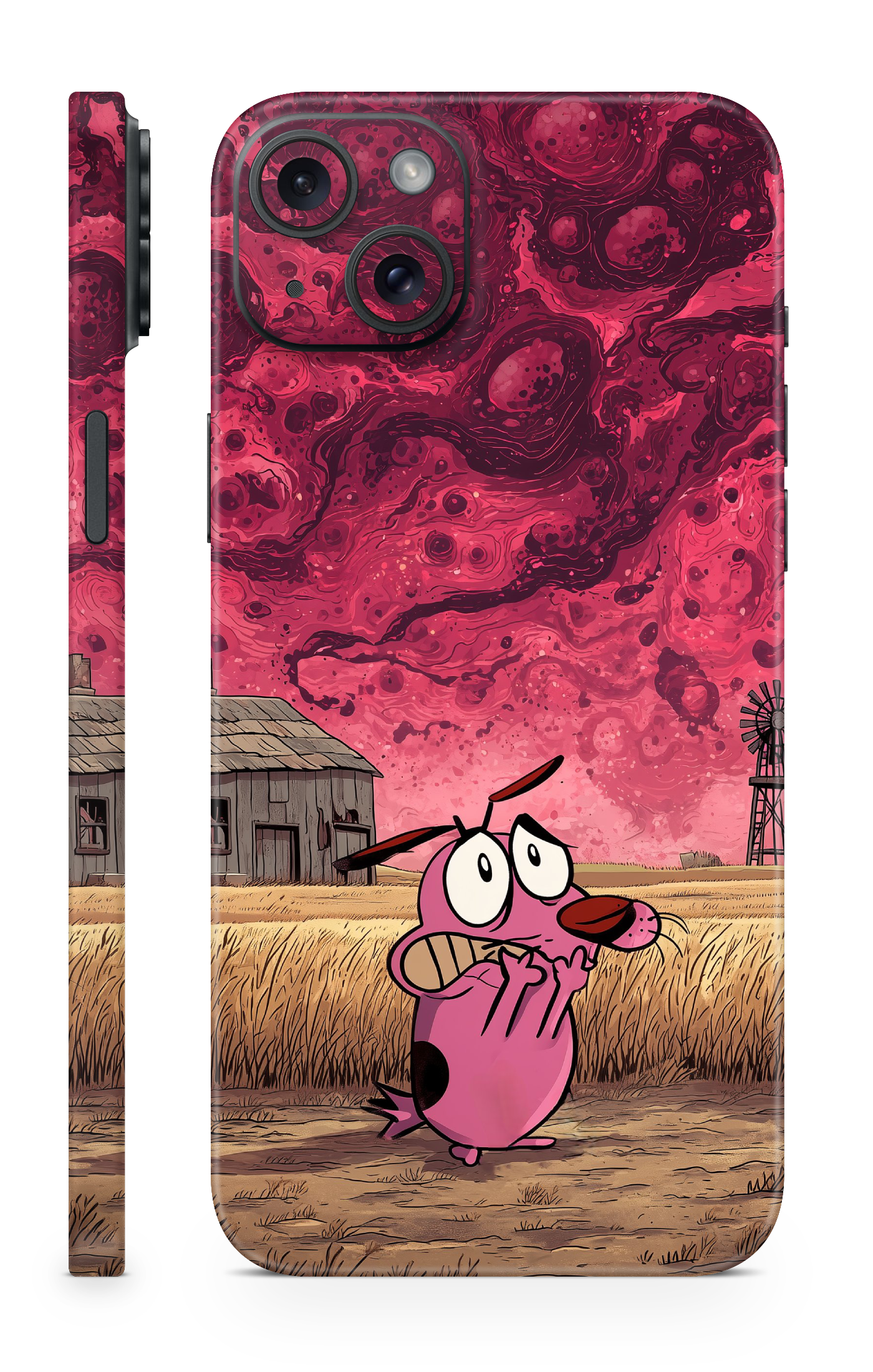 Courage The Cowardly Dog Mobile Skin