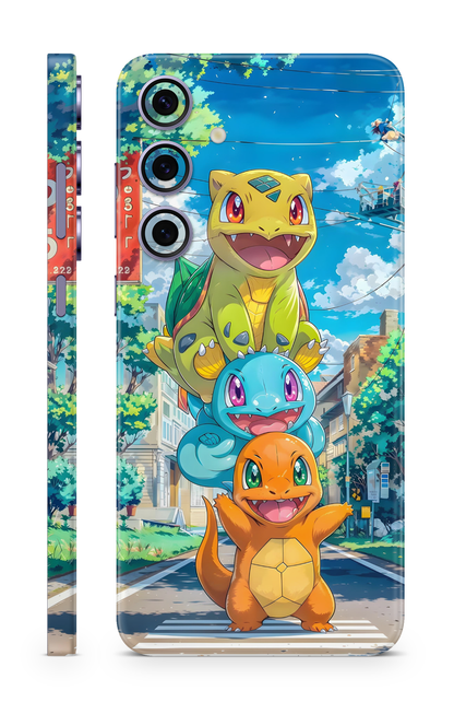 Charmander, Squirtle & Bulbasaur Mobile Skin