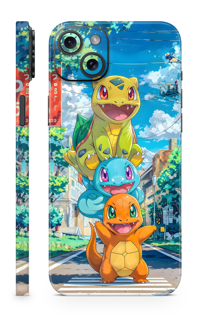 Charmander, Squirtle & Bulbasaur Mobile Skin
