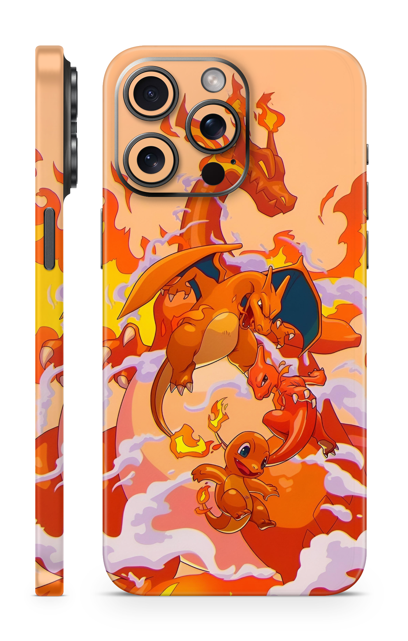 Charmander, Charmeleon & Charizard Mobile Skin