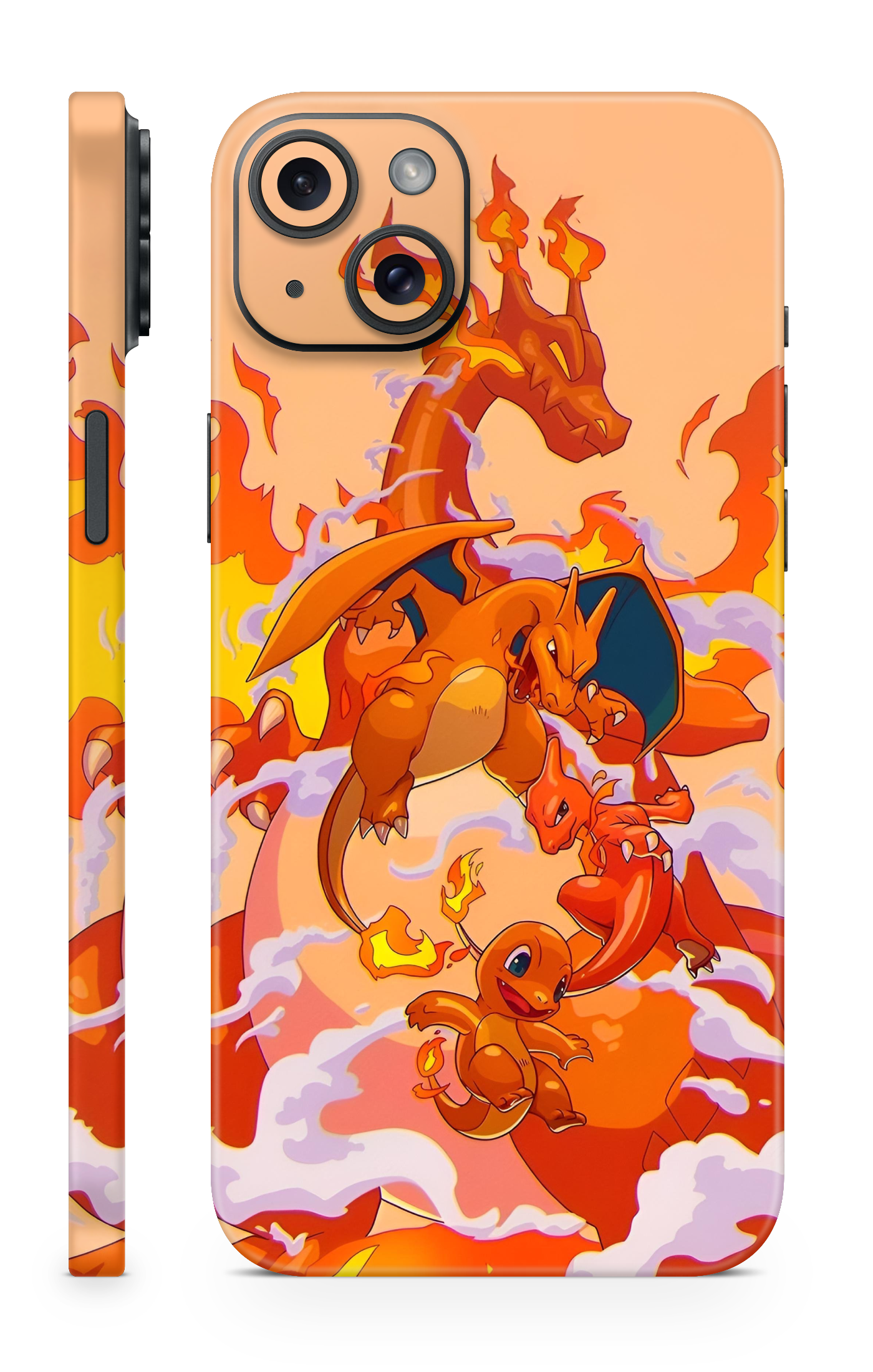 Charmander, Charmeleon & Charizard Mobile Skin