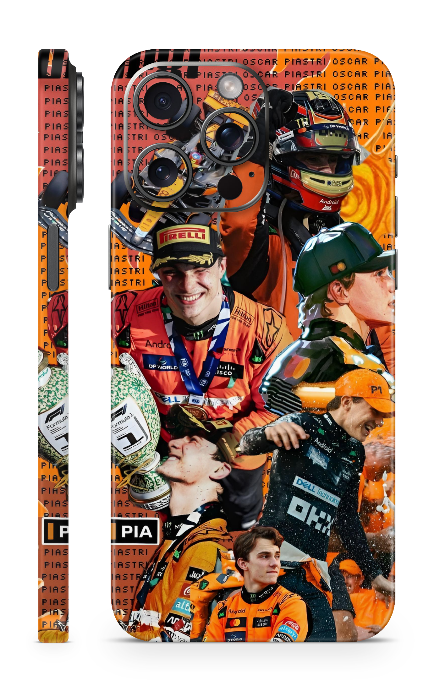 81 Race Winner Collage Mobile Skin