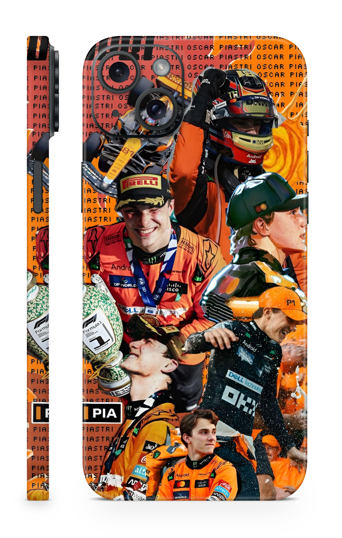 81 Race Winner Collage Mobile Skin