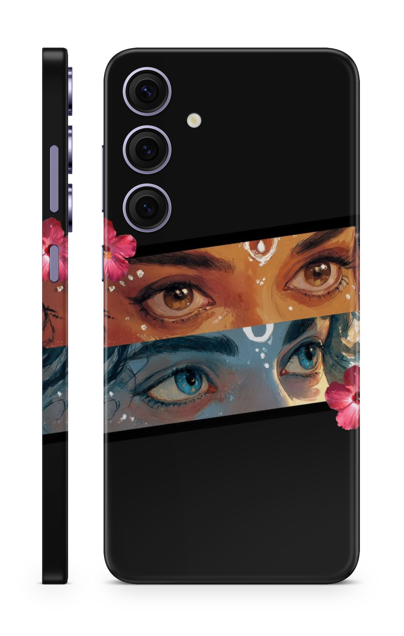 Radha Krishna Eternal Eyes Mobile Skin