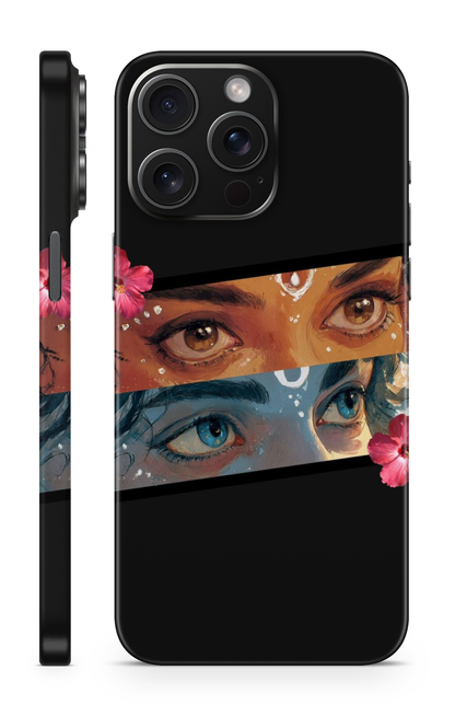 Radha Krishna Eternal Eyes Mobile Skin