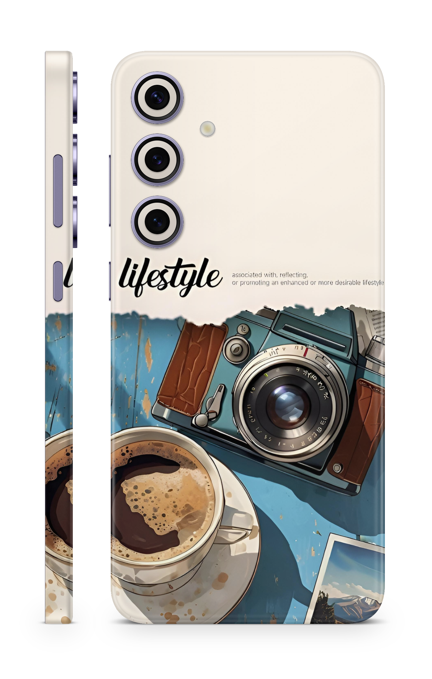 Coffee & Camera Lifestyle Mobile Skin