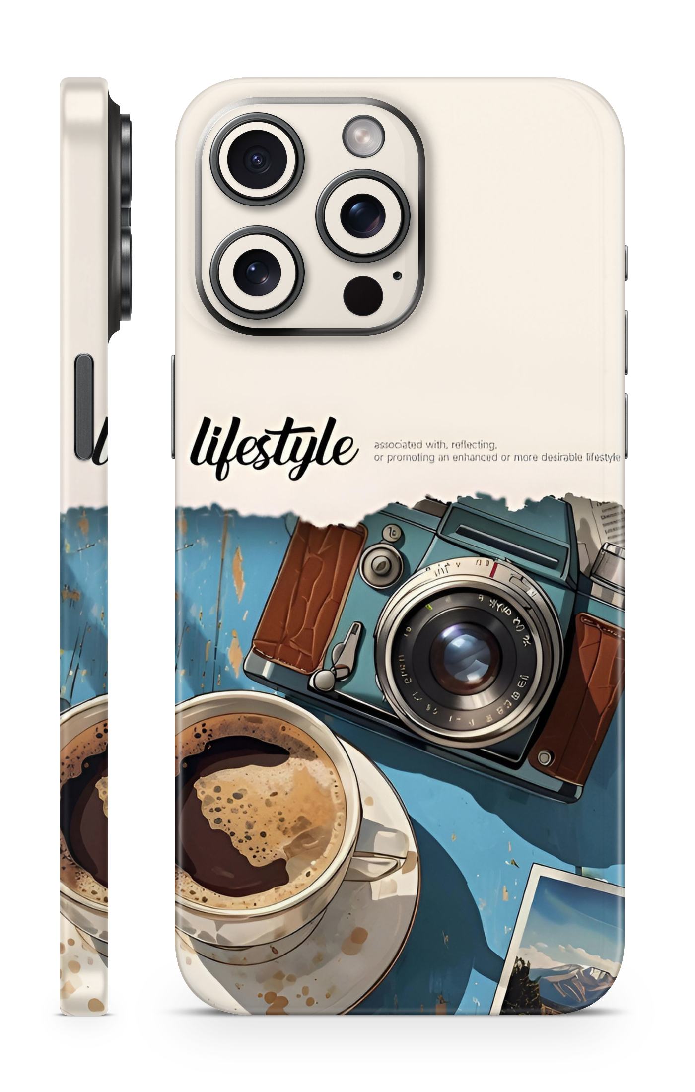 Coffee & Camera Lifestyle Mobile Skin