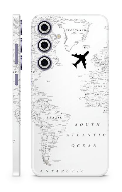 Travel Map Mobile Skin