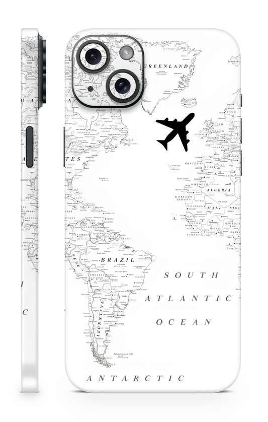 Travel Map Mobile Skin