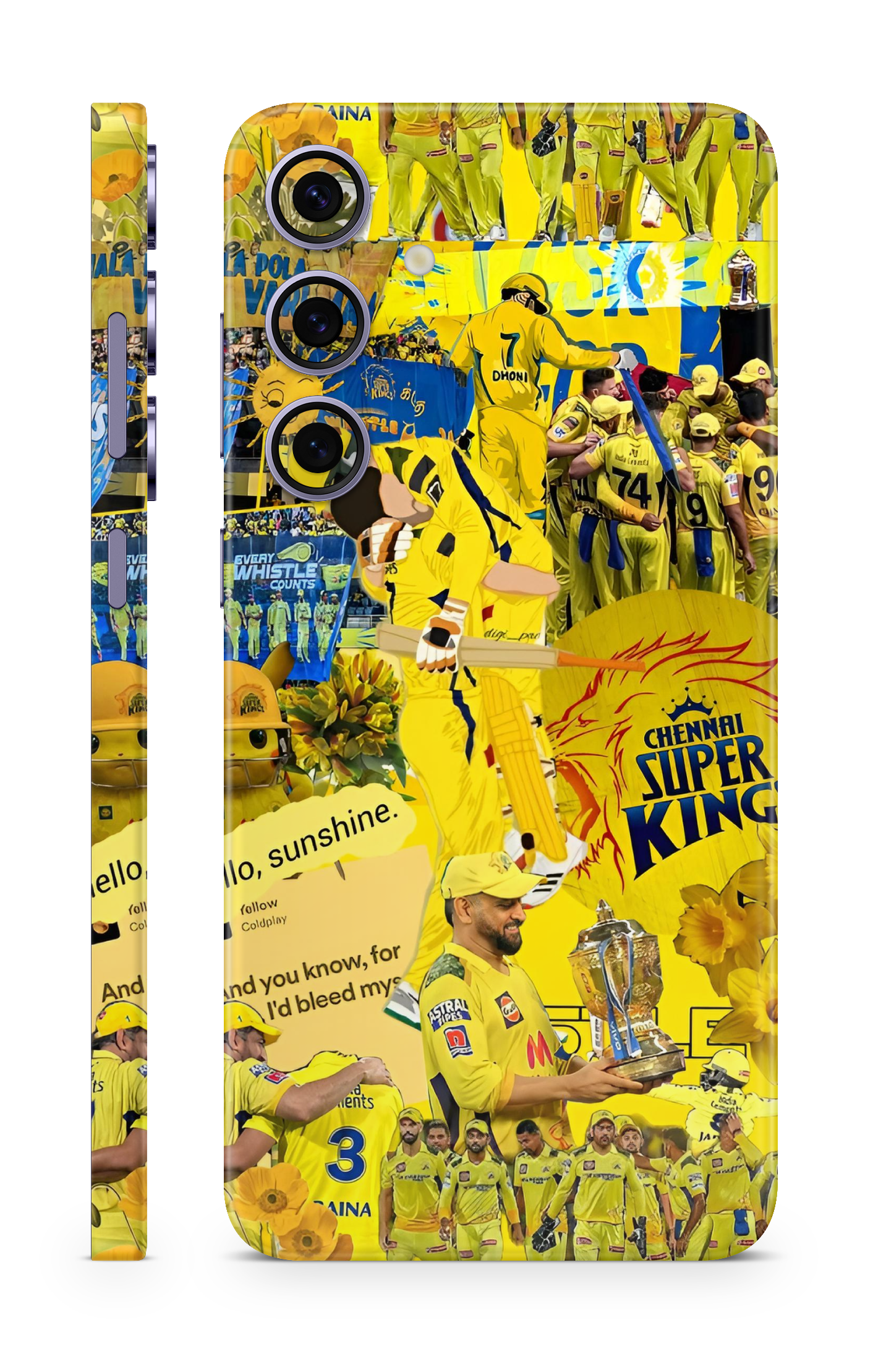 CSK Yellow Army Mobile Skin
