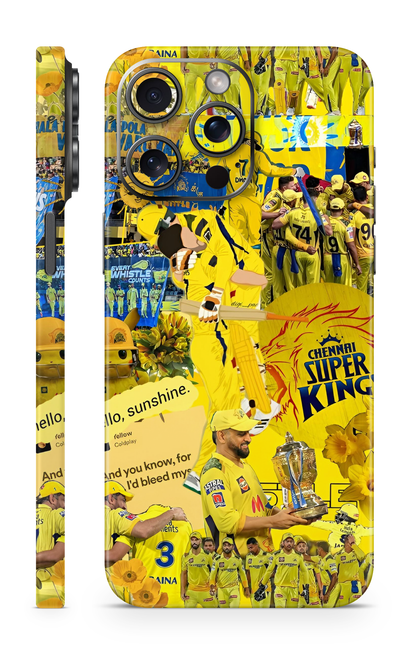 CSK Yellow Army Mobile Skin