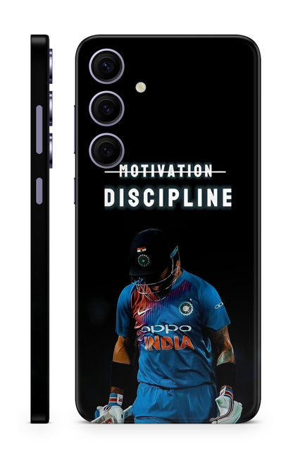 Virat Kohli Discipline Mobile Skin