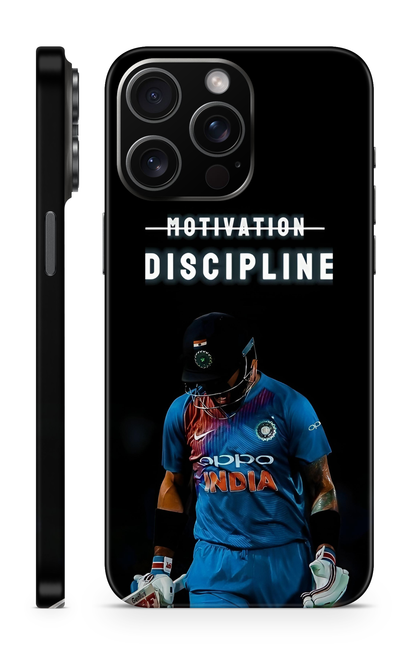 Virat Kohli Discipline Mobile Skin