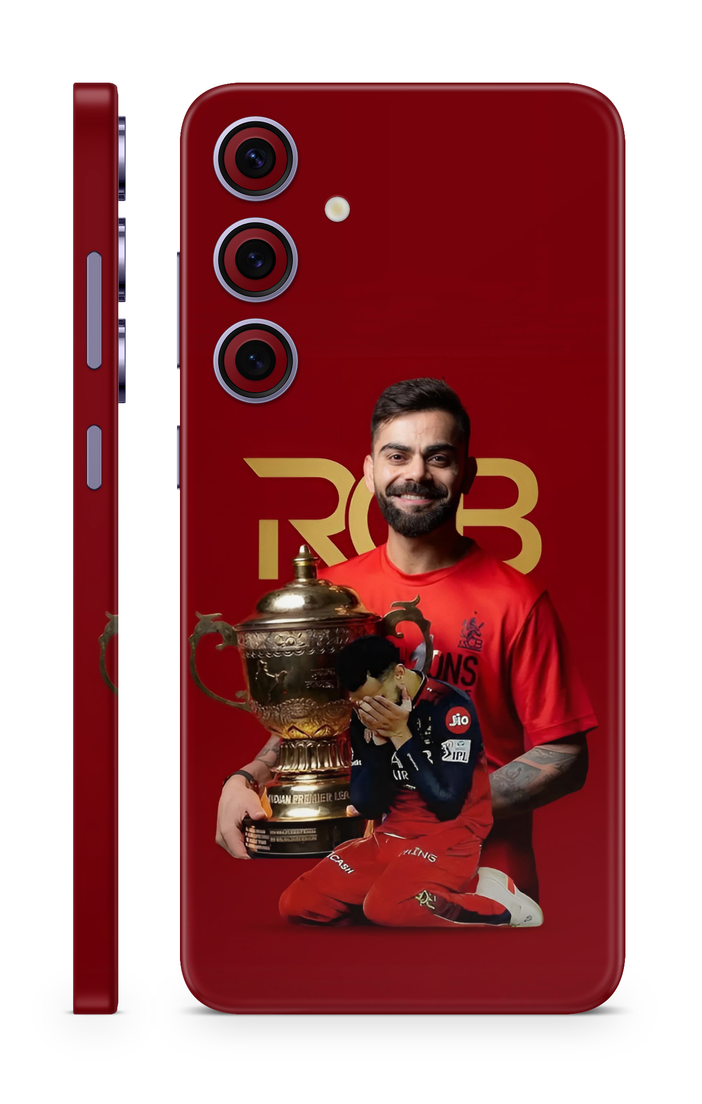 Virat Kohli RCB Trophy Mobile Skin