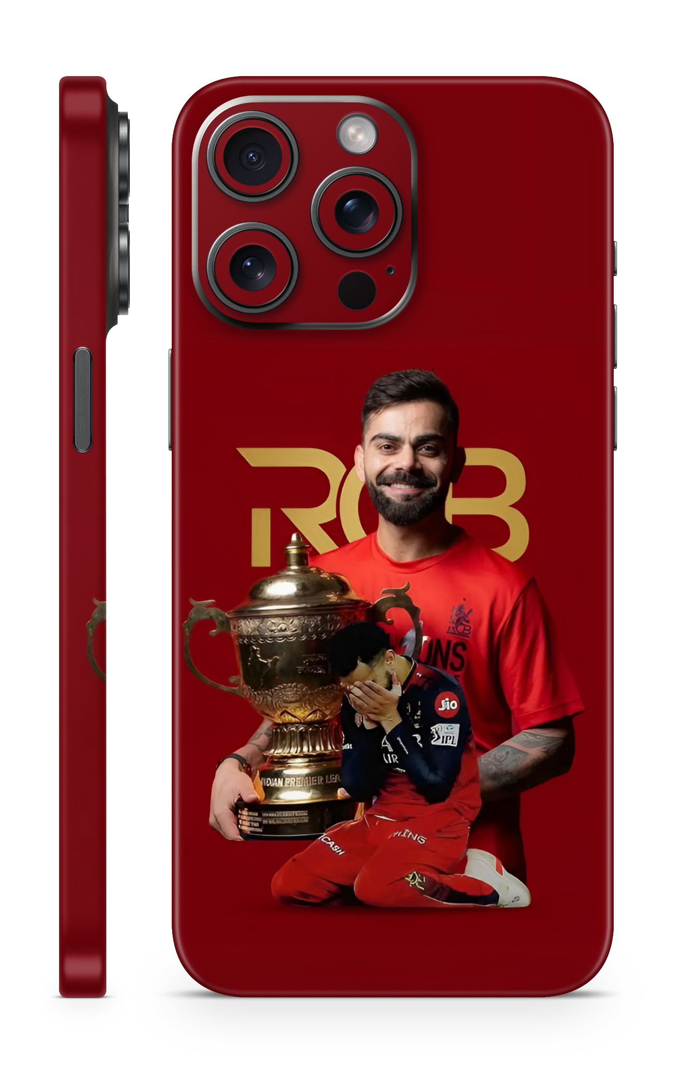 Virat Kohli RCB Trophy Mobile Skin