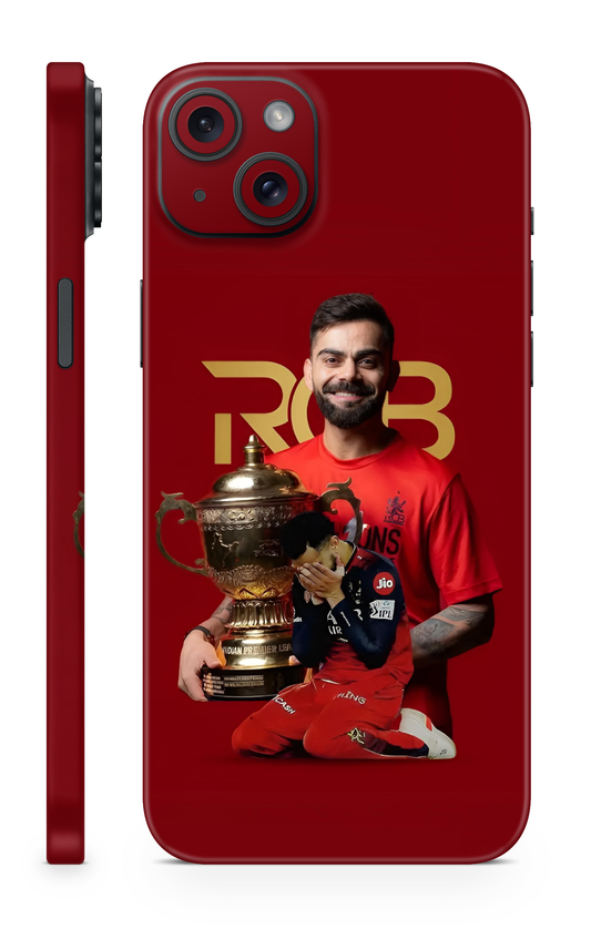 Virat Kohli RCB Trophy Mobile Skin