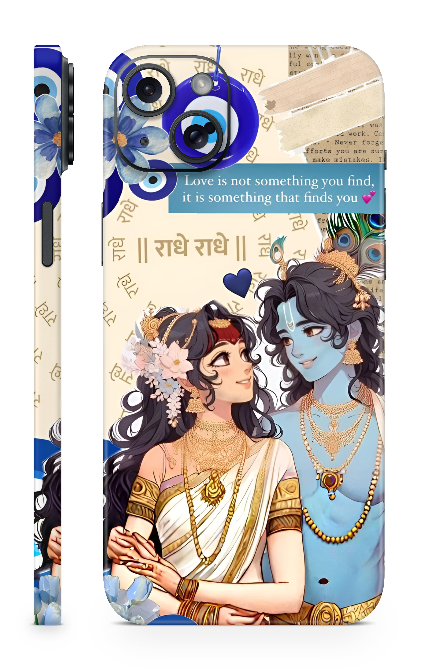 Radha Krishna Love Mobile Skin