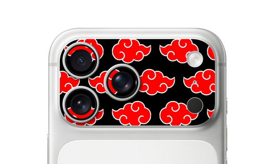 Red Cloud Pattern – iPhone 17 Pro & 17 Pro Max Camera Skin