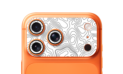 Topography Lines – iPhone 17 Pro & 17 Pro Max Camera Skin