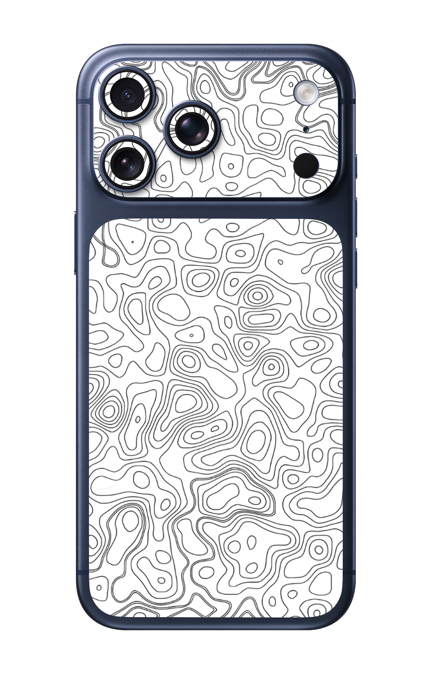 Topography White Camera & Pocket Edition Mobile Skin for iPhone 17 Pro & 17 Pro Max