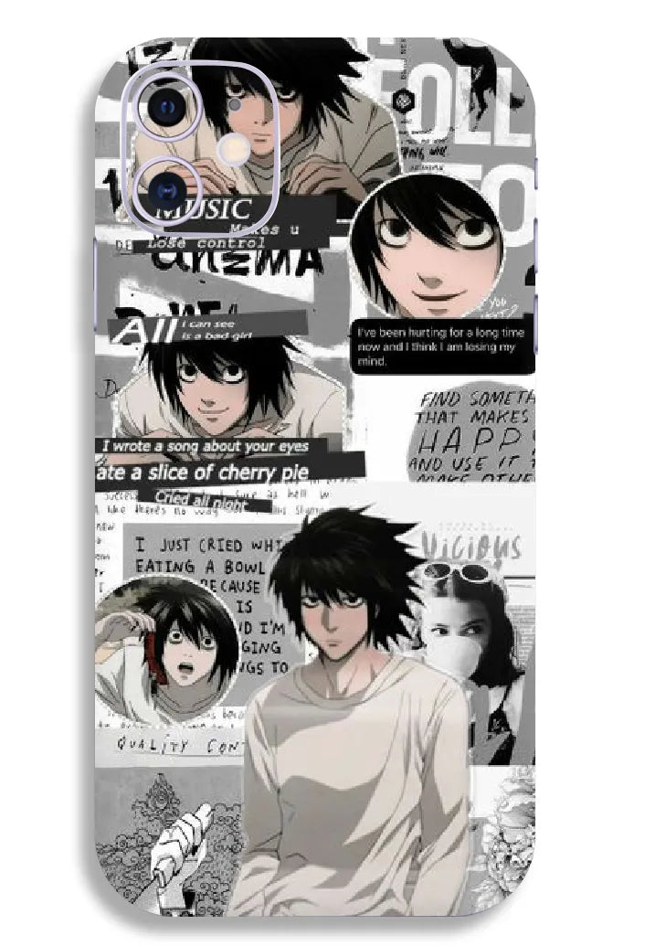Death Note Skin Fujin Death Note Mobile Skin: Transform Your Device with Iconic Designs ...