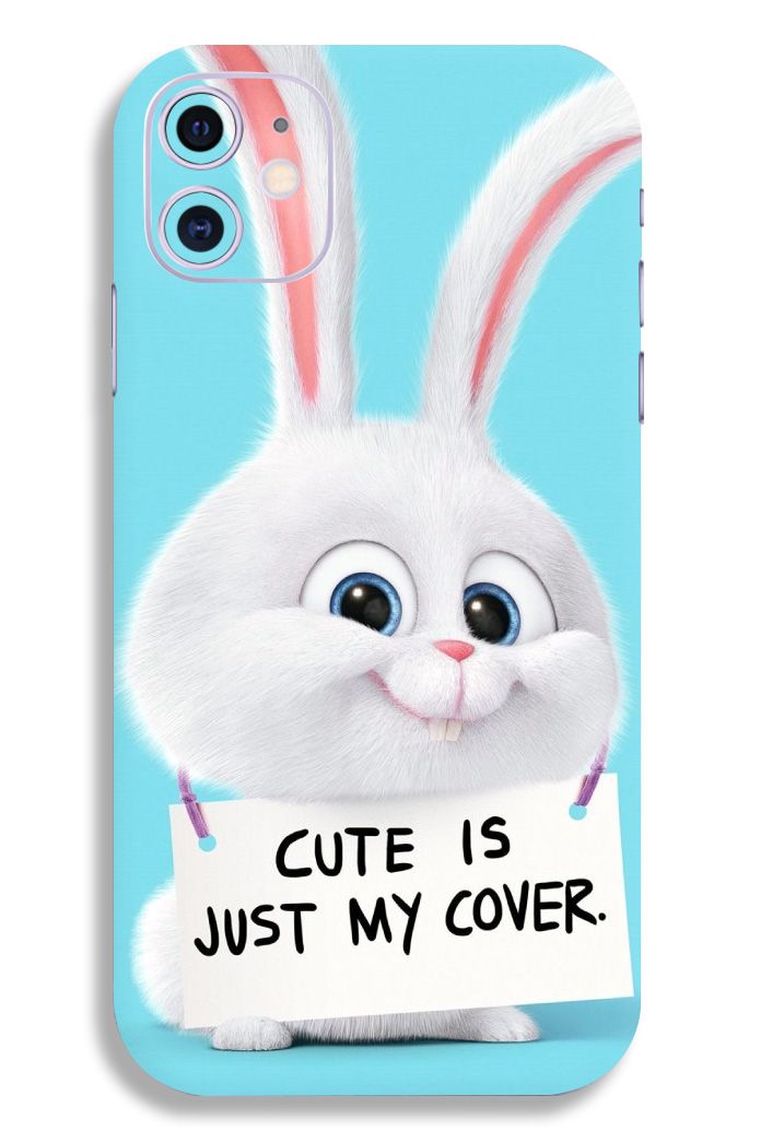 Cute is Just My Cover Mobile Skin