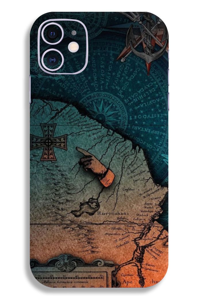 Pirate Map Mobile Skin