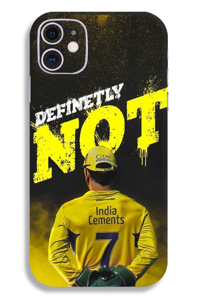 Definetly NOT Dhoni Mobile Skin