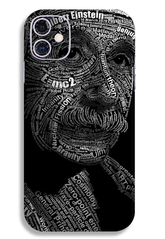 Albert Einstein Mobile Skin